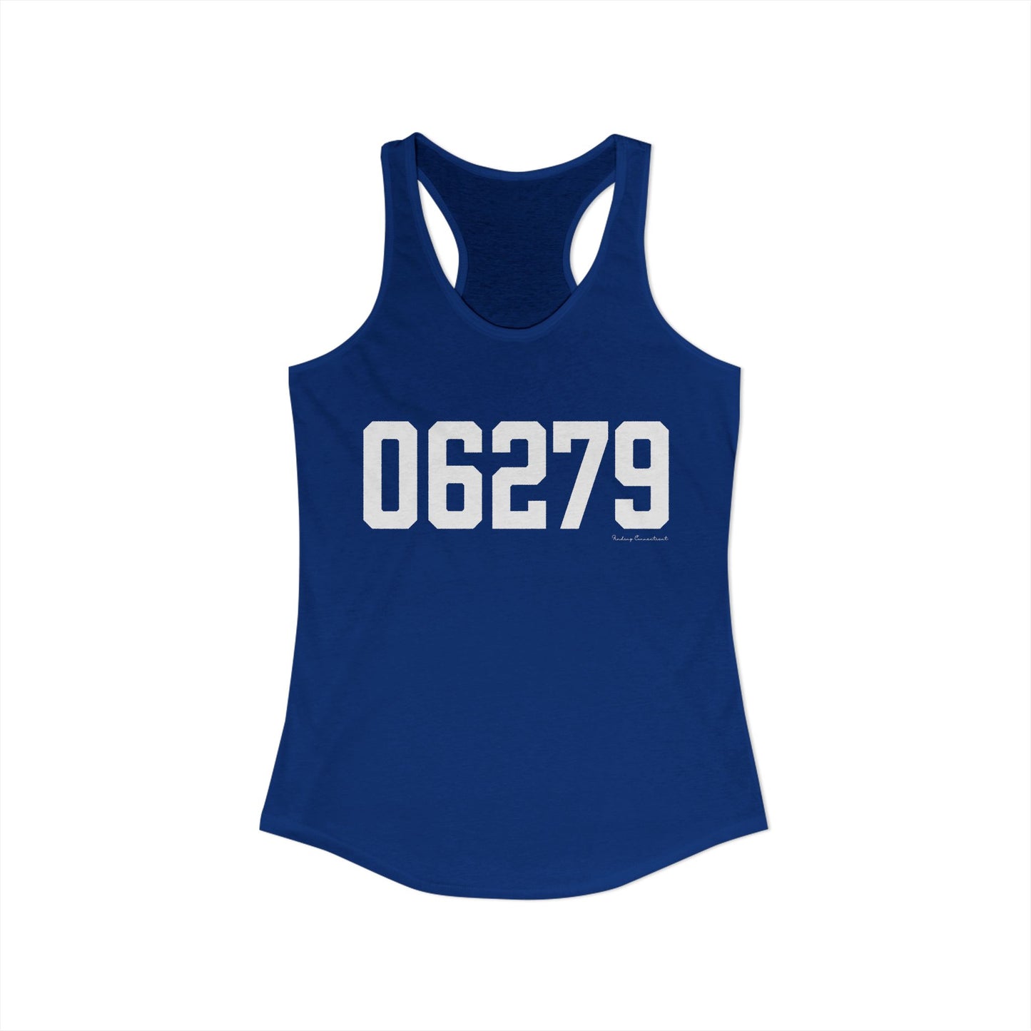 06279 Willington CT Zip Code Women's Ideal Racerback Tank Top