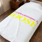 Just a kid listening to Goose  - Yellow & Pink Velveteen Plush Blanket