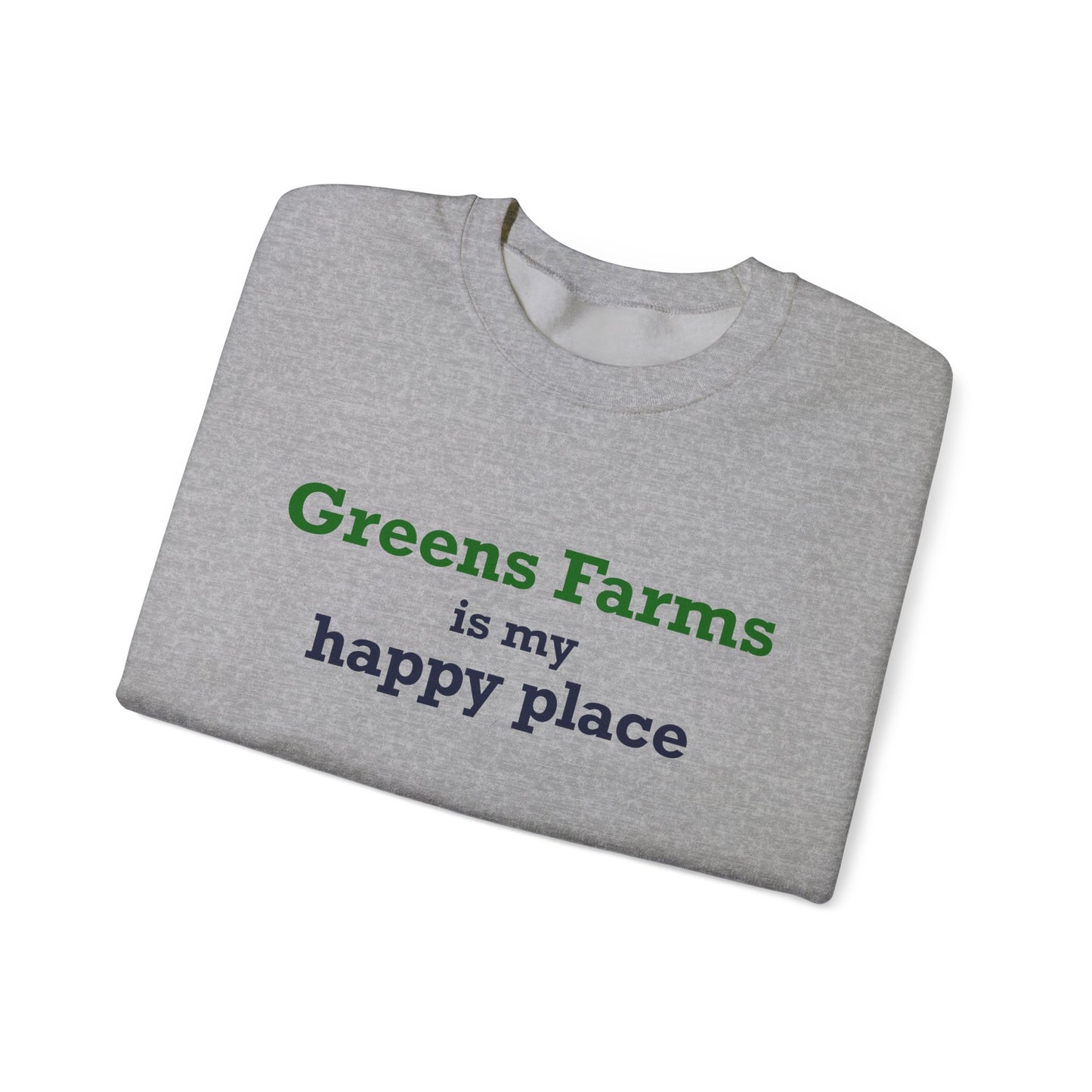 Greens Farms is my Happy Place Unisex Heavy Blend™ Crewneck Sweatshirt