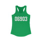 06903 Stamford CT Zip Code Women's Ideal Racerback Tank Top