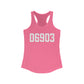 06903 Stamford CT Zip Code Women's Ideal Racerback Tank Top