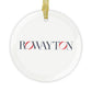 41 Tilt Rowayton Glass Ornaments