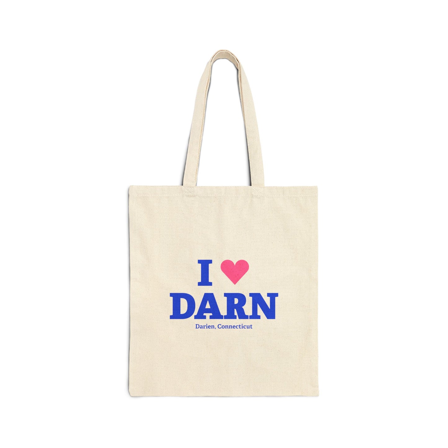 I Heart DARN Cotton Canvas Tote Bag