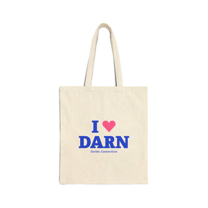 I Heart DARN Cotton Canvas Tote Bag