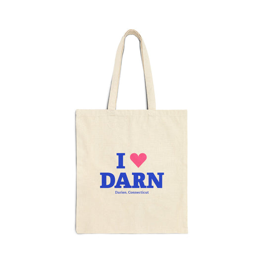 I Heart DARN Cotton Canvas Tote Bag
