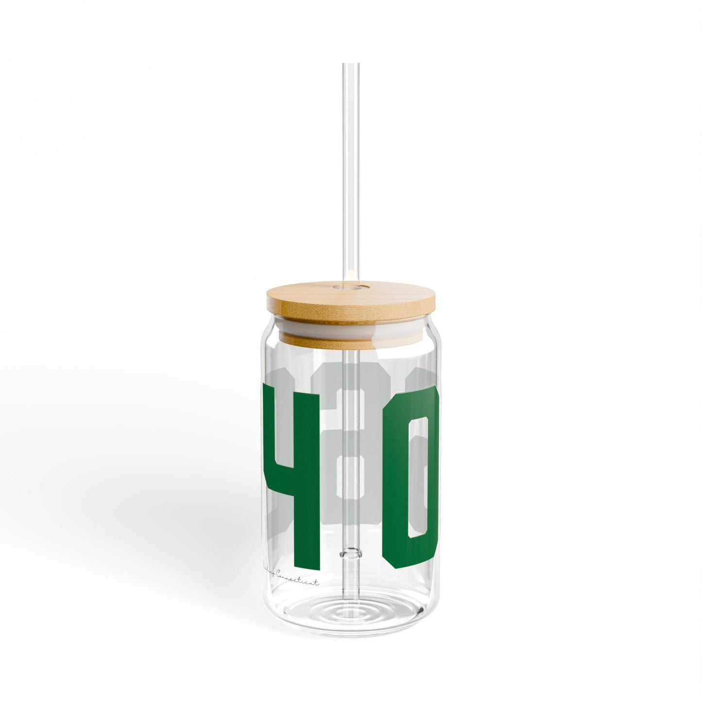 06604 Bridgeport Connecticut Zip Code Sipper Glass, 16oz