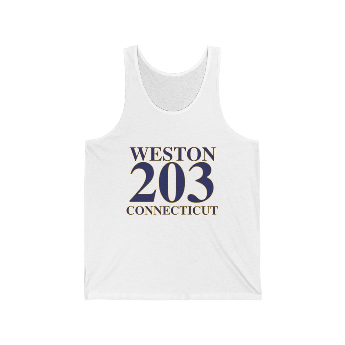 Weston 203 Connecticut Unisex Jersey Tank Top