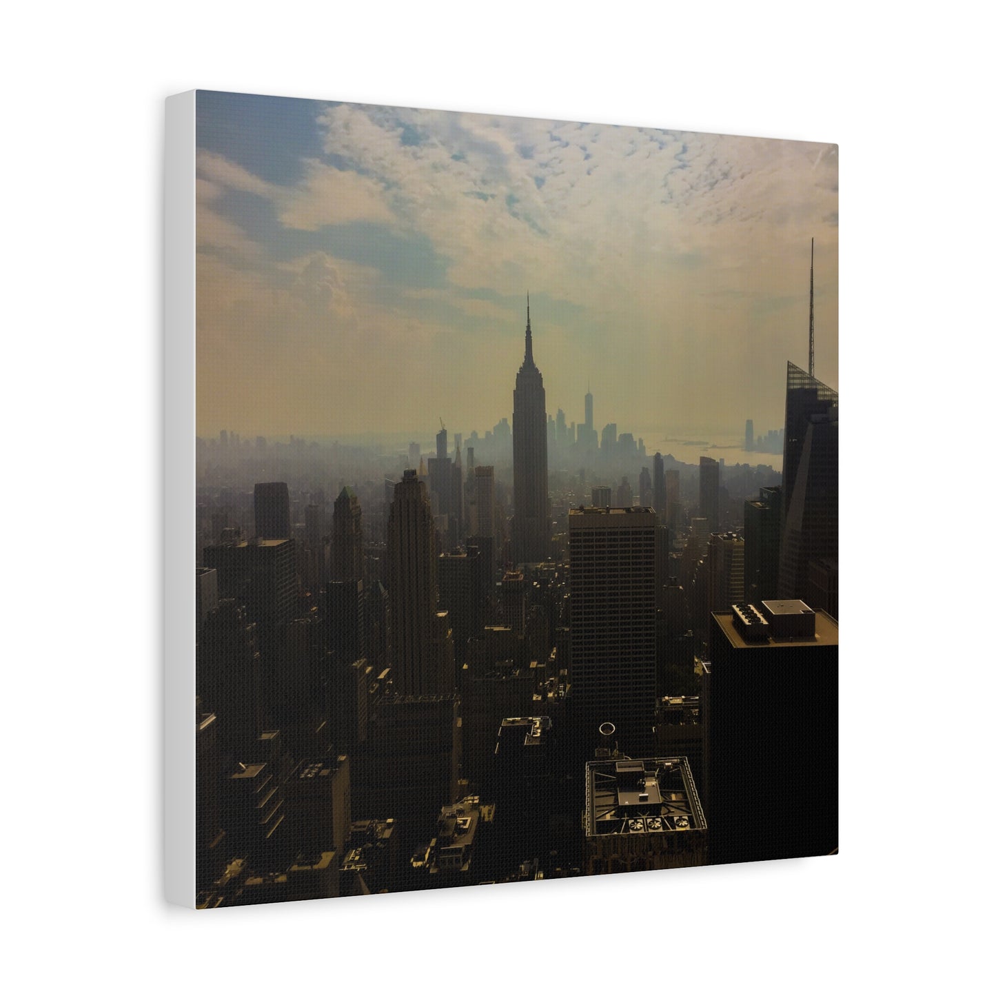 NYC Skyline Matte Canvas, Stretched, 1.25"
