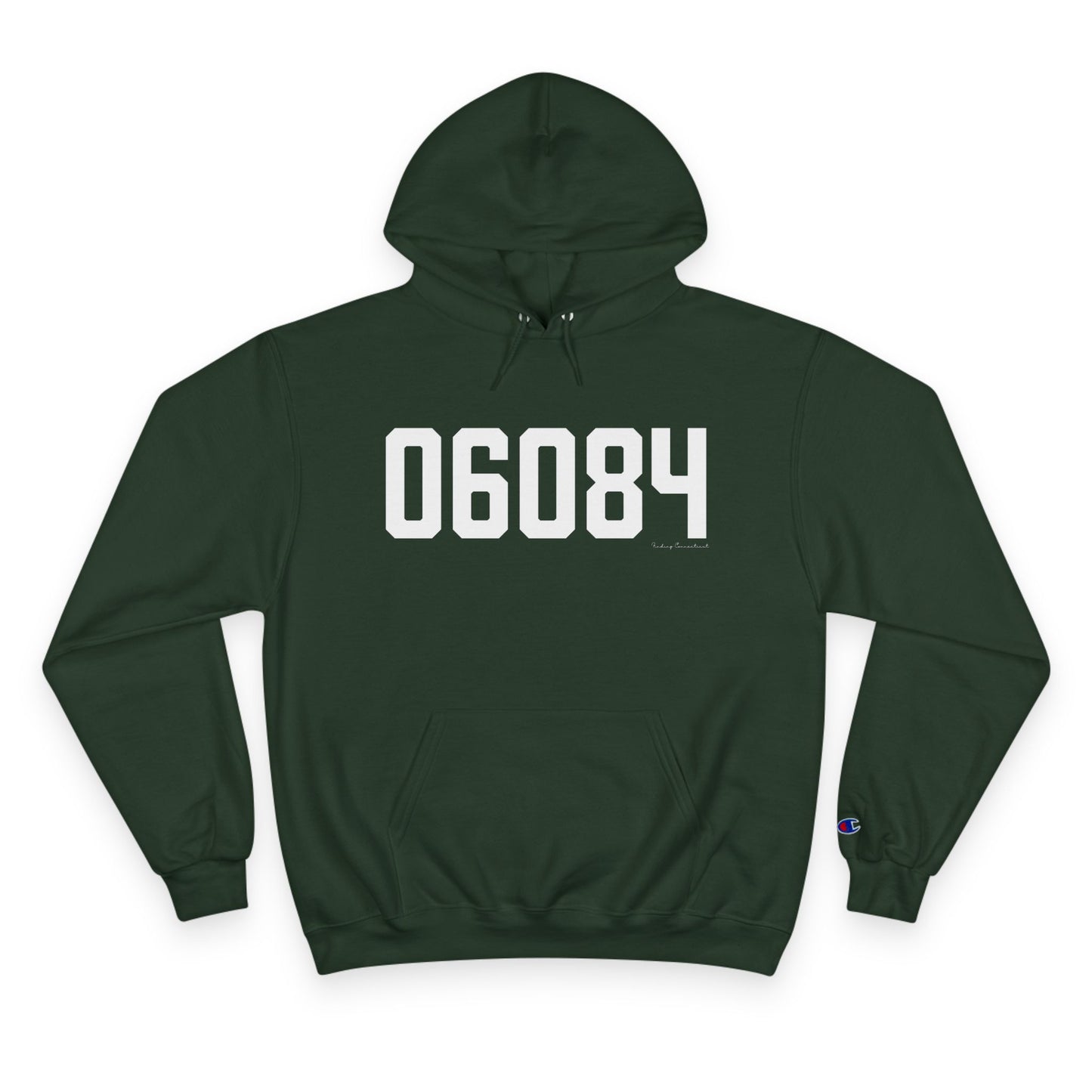 06084 Tolland CT Zip Code Champion Hoodie