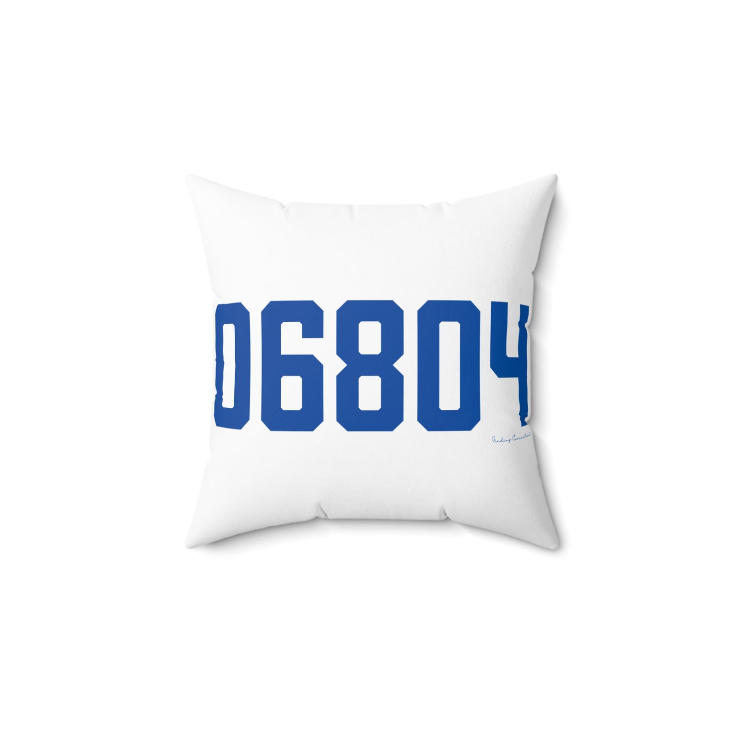06804 Brookfield Connecticut Zip Code Spun Polyester Square Pillow