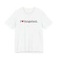 I Heart Ridgefield. Unisex Jersey Short Sleeve T-Shirt