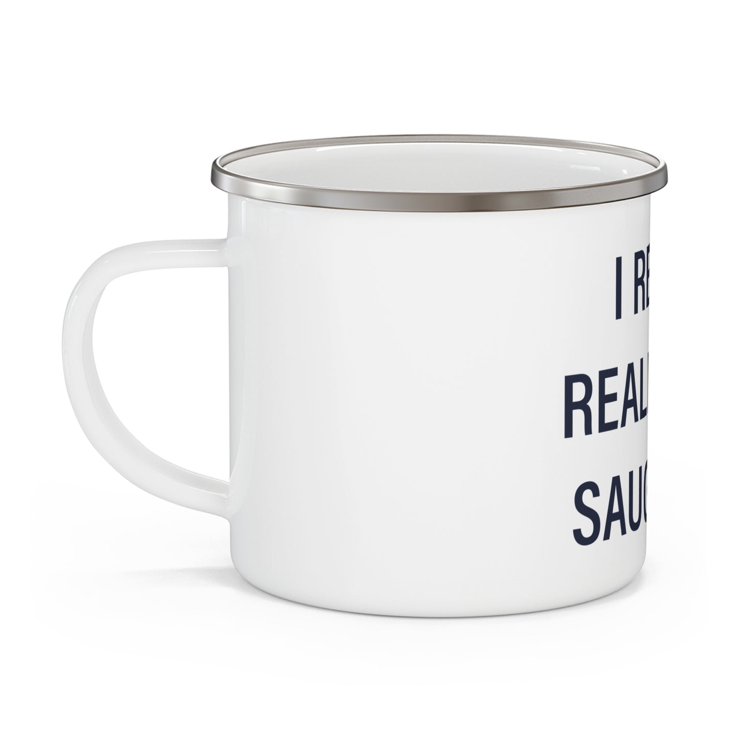 I Really Really Miss Saugatuck Enamel Camping Mug