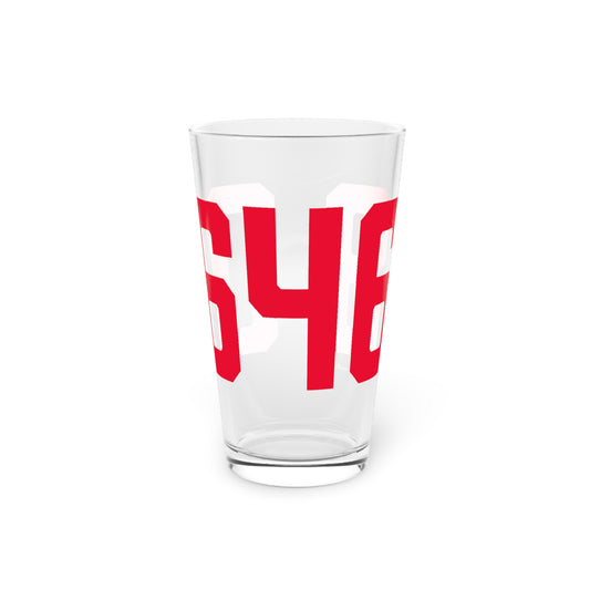 06468 Monroe Connecticut Zip Code Pint Glass, 16oz