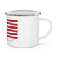 Union Connecticut Flag Enamel Camping Mug