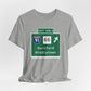 Vintage WCP Exit 68N-E Sign Unisex Jersey Short Sleeve T-Shirt