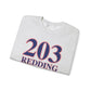 203 Redding Red White & Blue Unisex Heavy Blend™ Crewneck Sweatshirt