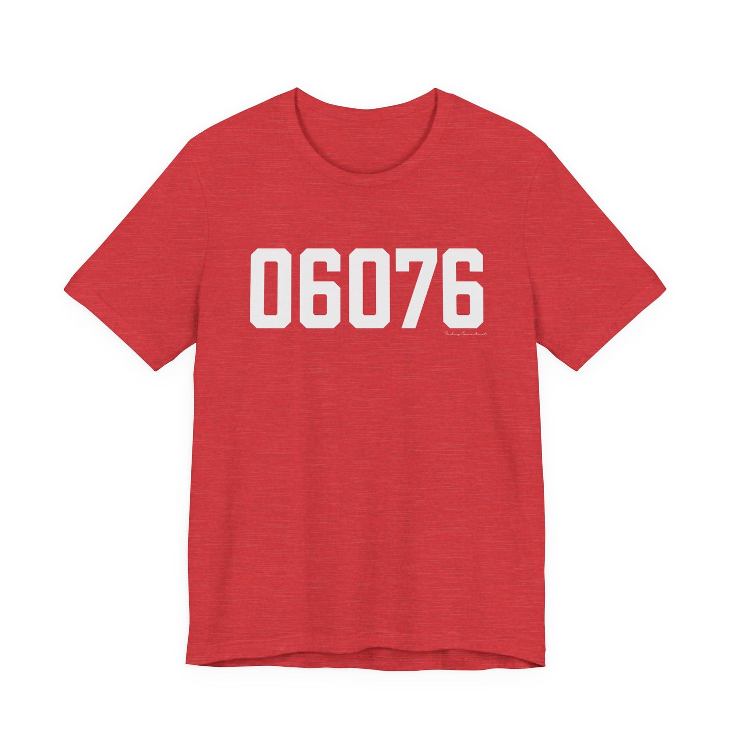 06076 Stafford CT Zip Code Unisex Jersey Short Sleeve T-Shirt