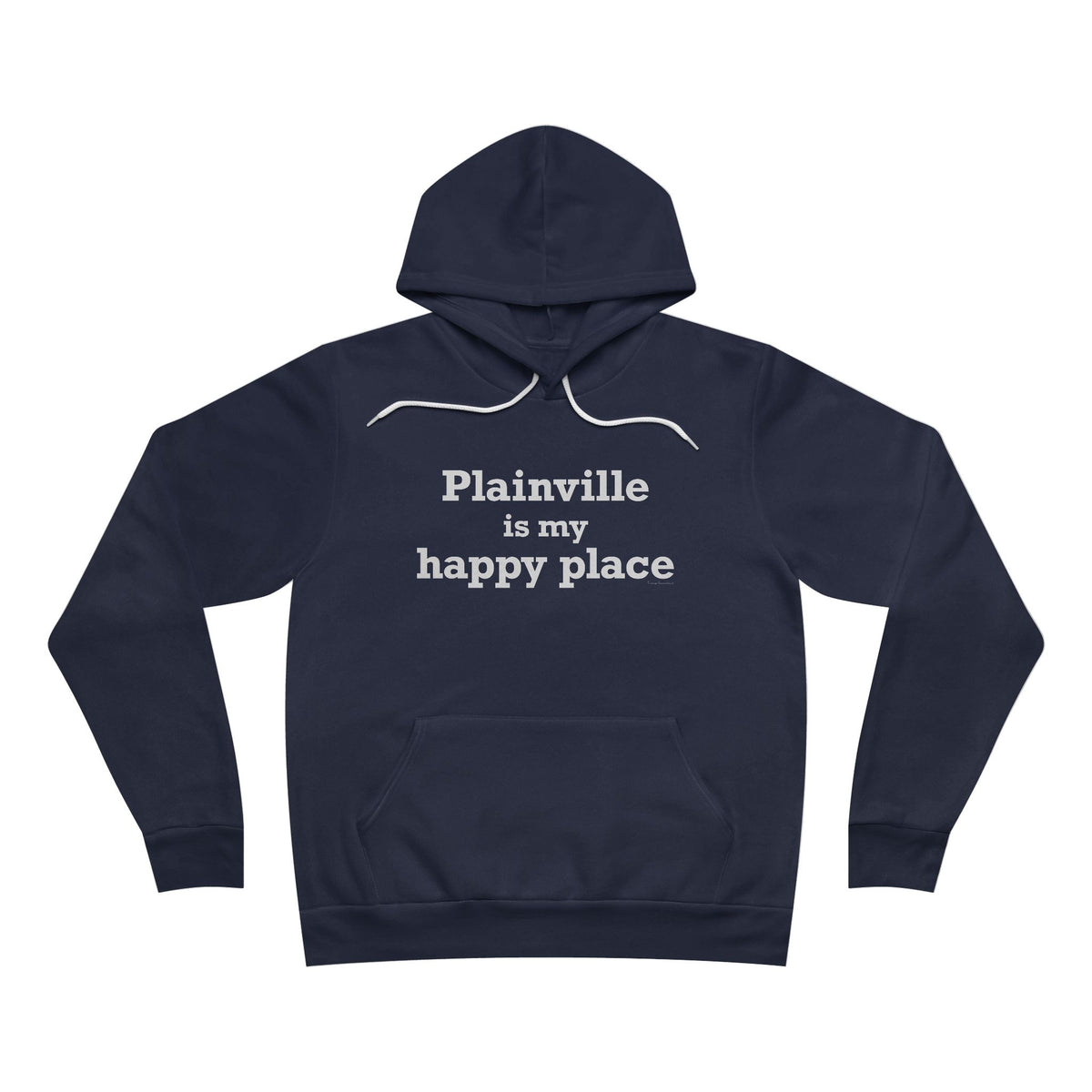 Plainville is My Happy Place  Unisex Sponge Fleece Pullover Hoodie