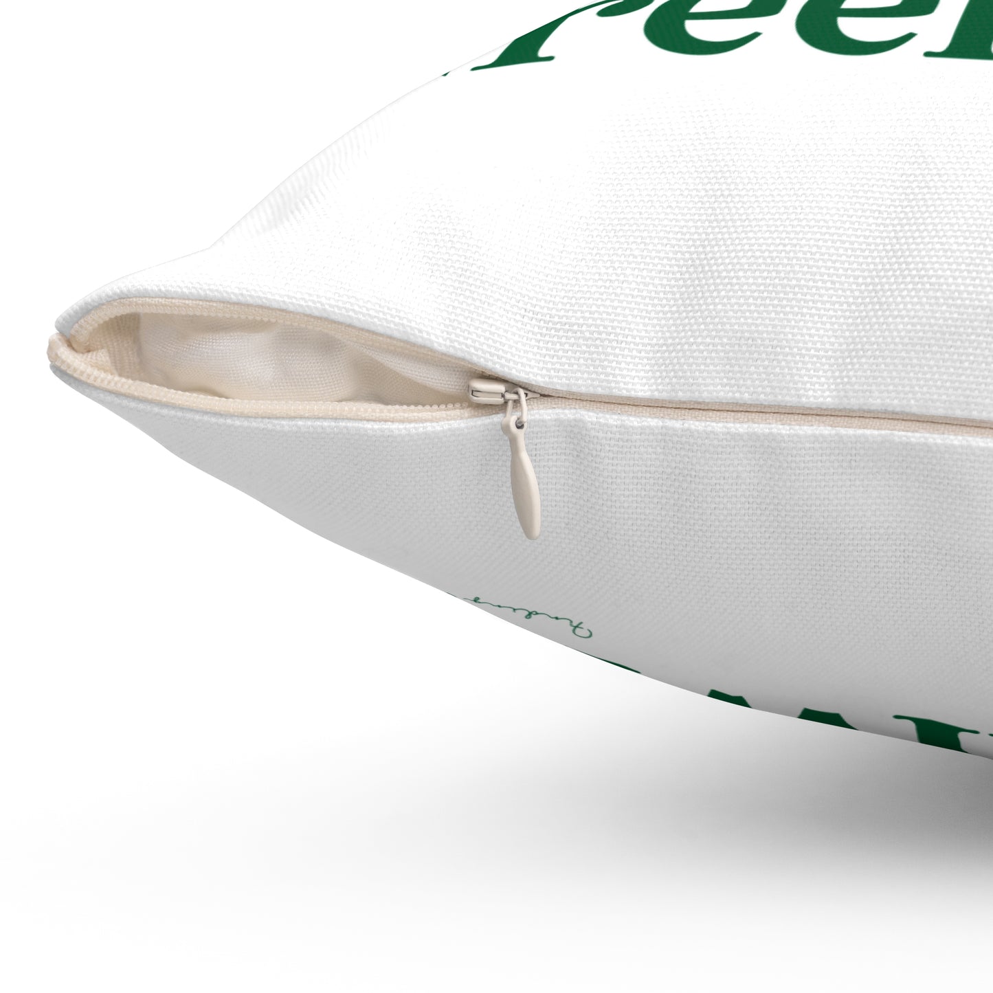 I Clover Greenwich Spun Polyester Square Pillow