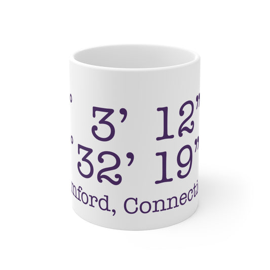 Stamford Coordinates Mug 11oz