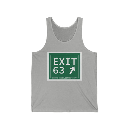 Vintage Exit 63 WCP Sign Unisex Jersey Tank Top