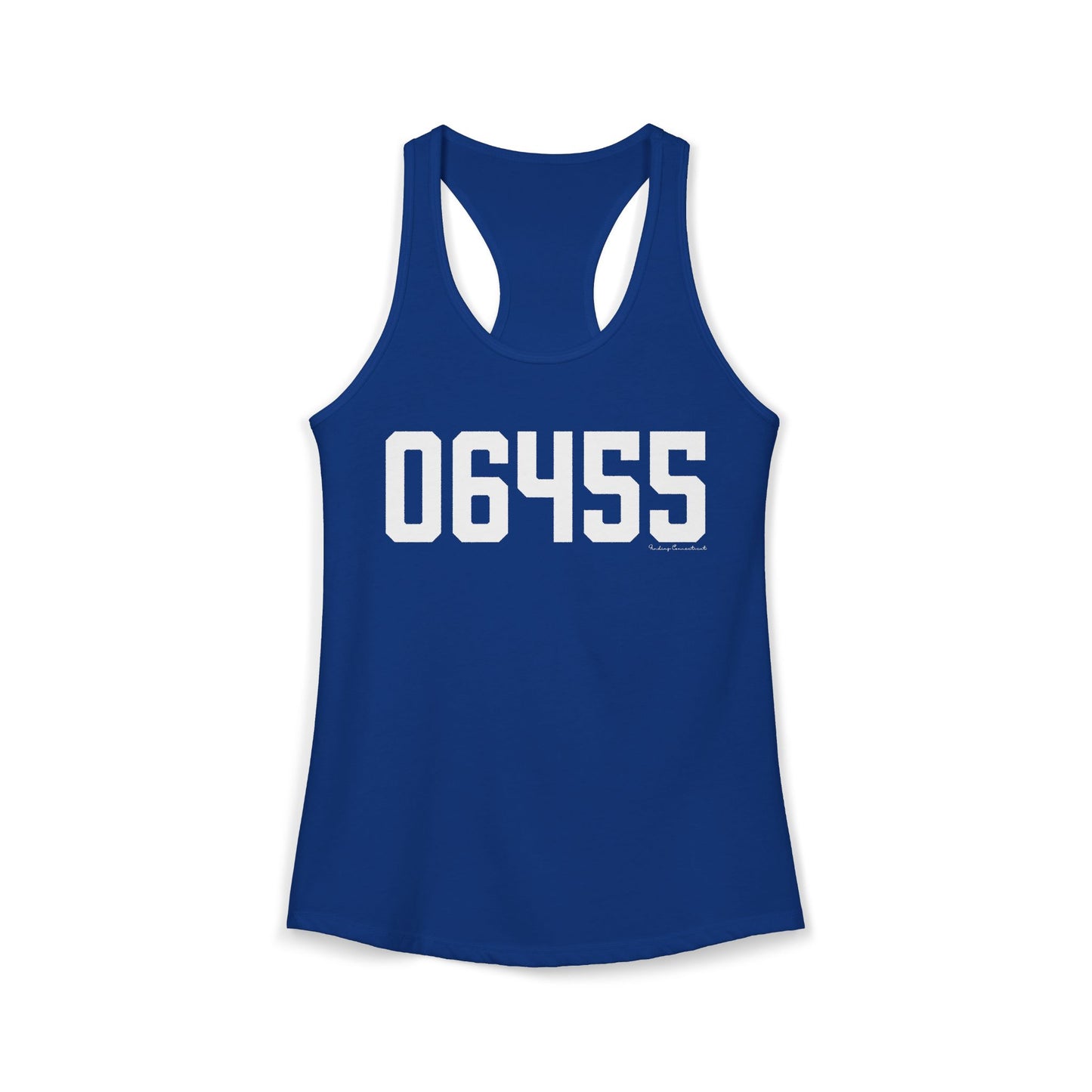 06455 Middlefield CT Zip Code Women's Ideal Racerback Tank Top