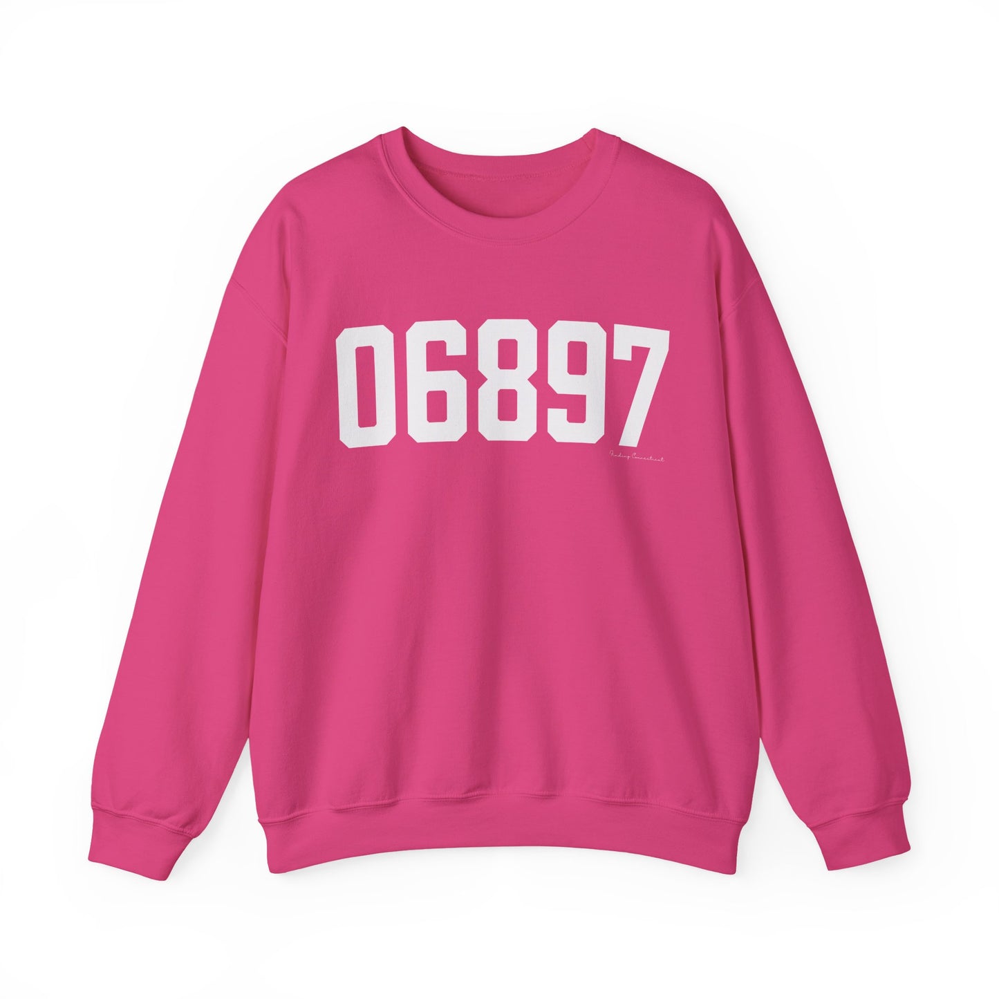 06897 Wilton CT Zip Code Unisex Heavy Blend™ Crewneck Sweatshirt