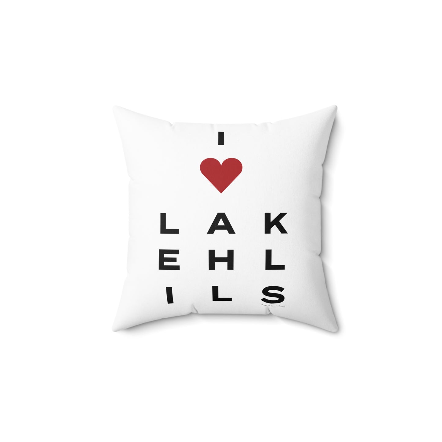 Lake Hills Vision Spun Polyester Square Pillow