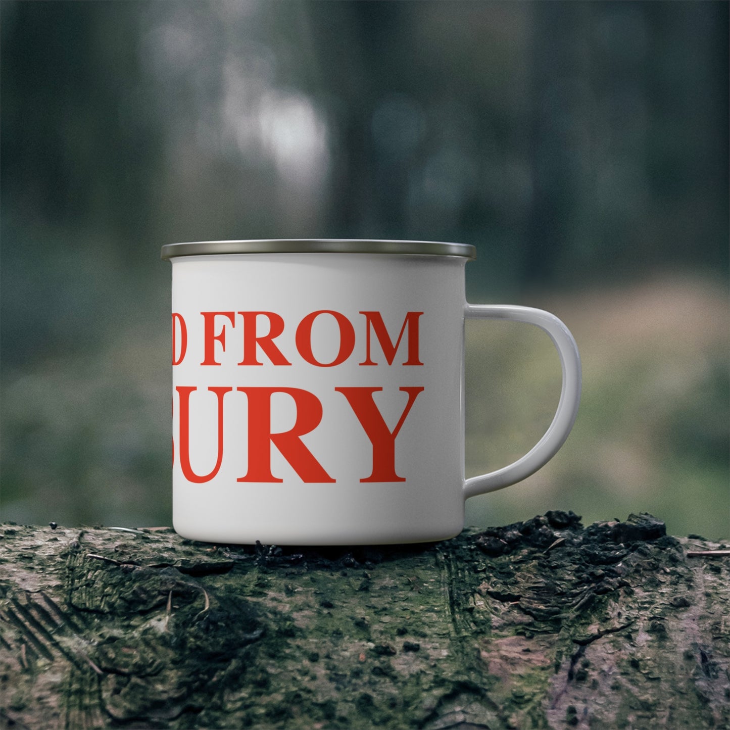 Just a kid from Danbury Enamel Camping Mug