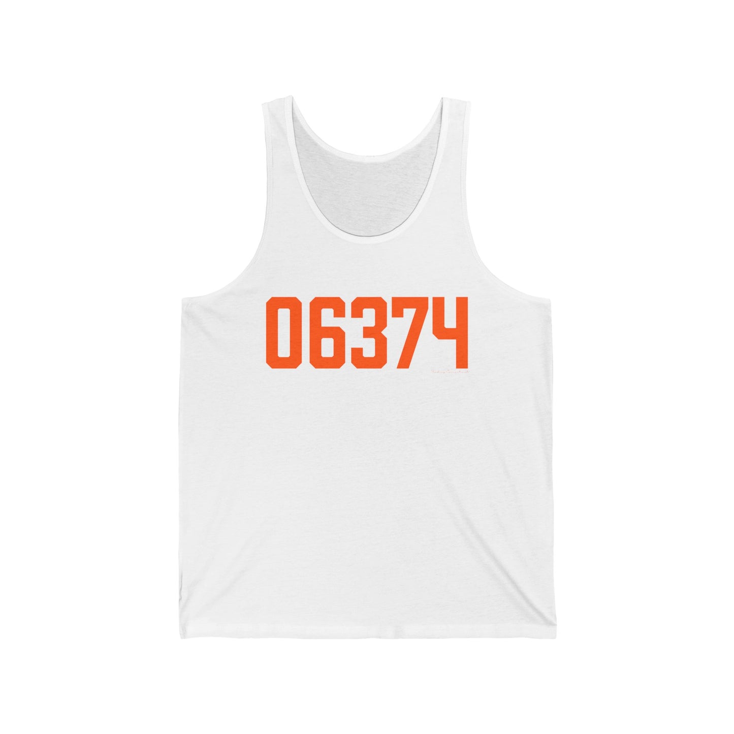 06374 Plainfield Connecticut Zip Code Unisex Jersey Tank Top