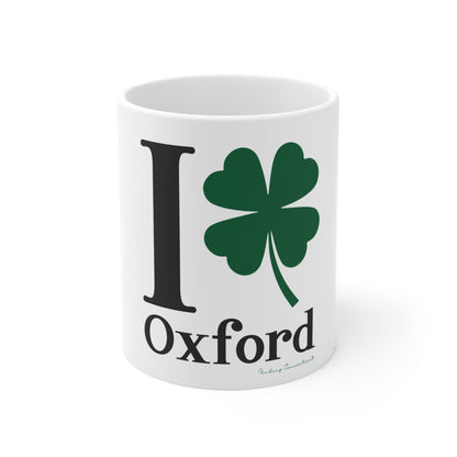 I Clover Oxford Mug 11oz