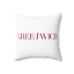 41 Tilt Greenwich Spun Polyester Square Pillow