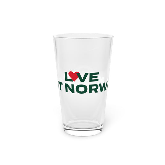 Love East Norwalk Pint Glass, 16oz