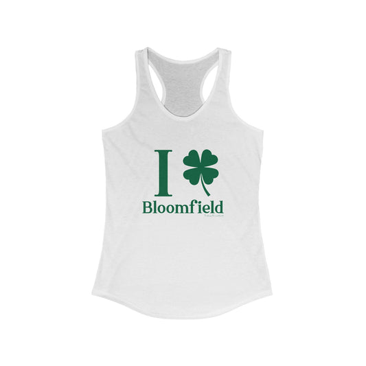 I Clover Bloomfield Women's Ideal Racerback Tank Top