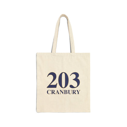 203 Cranbury Cotton Canvas Tote Bag