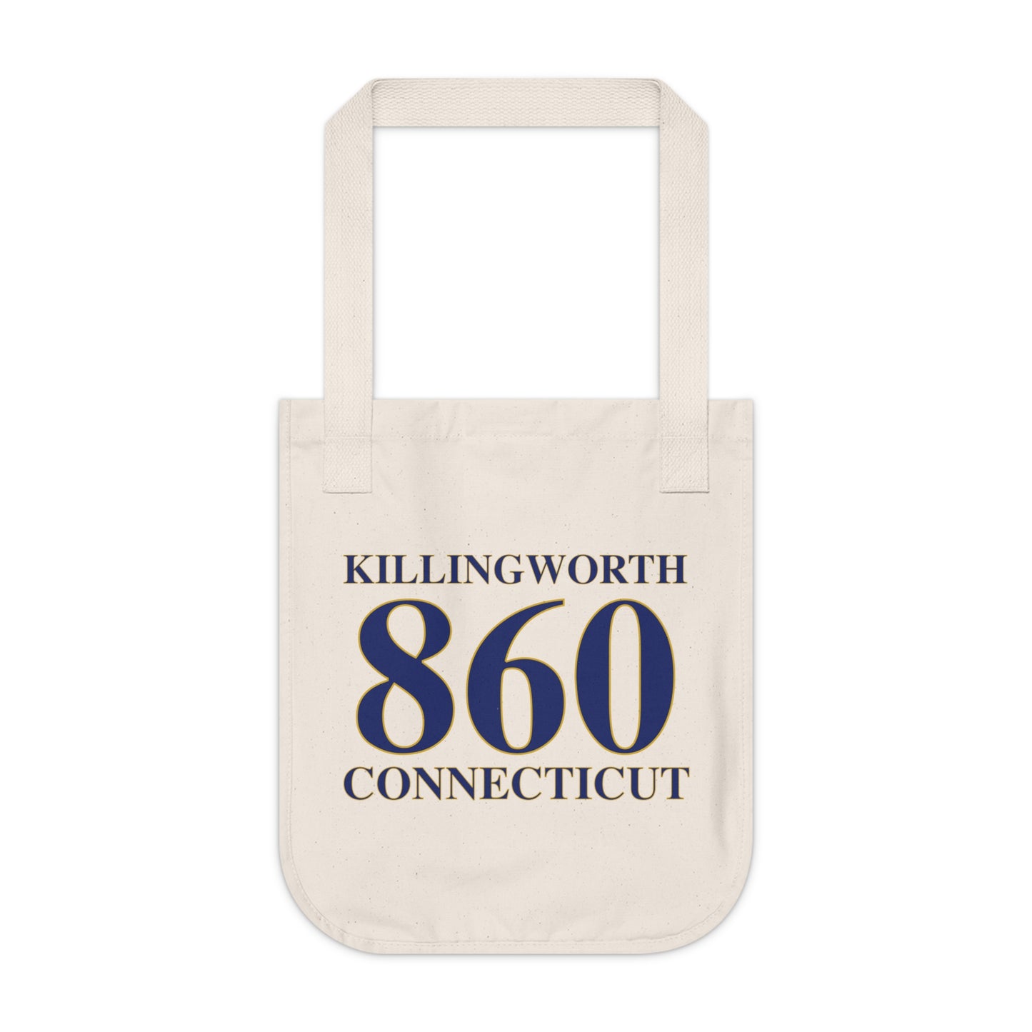 Killingworth 860 Connecticut Organic Canvas Tote Bag