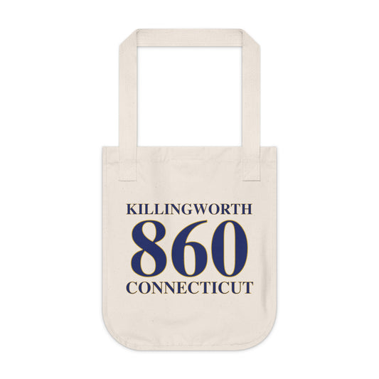 Killingworth 860 Connecticut Organic Canvas Tote Bag