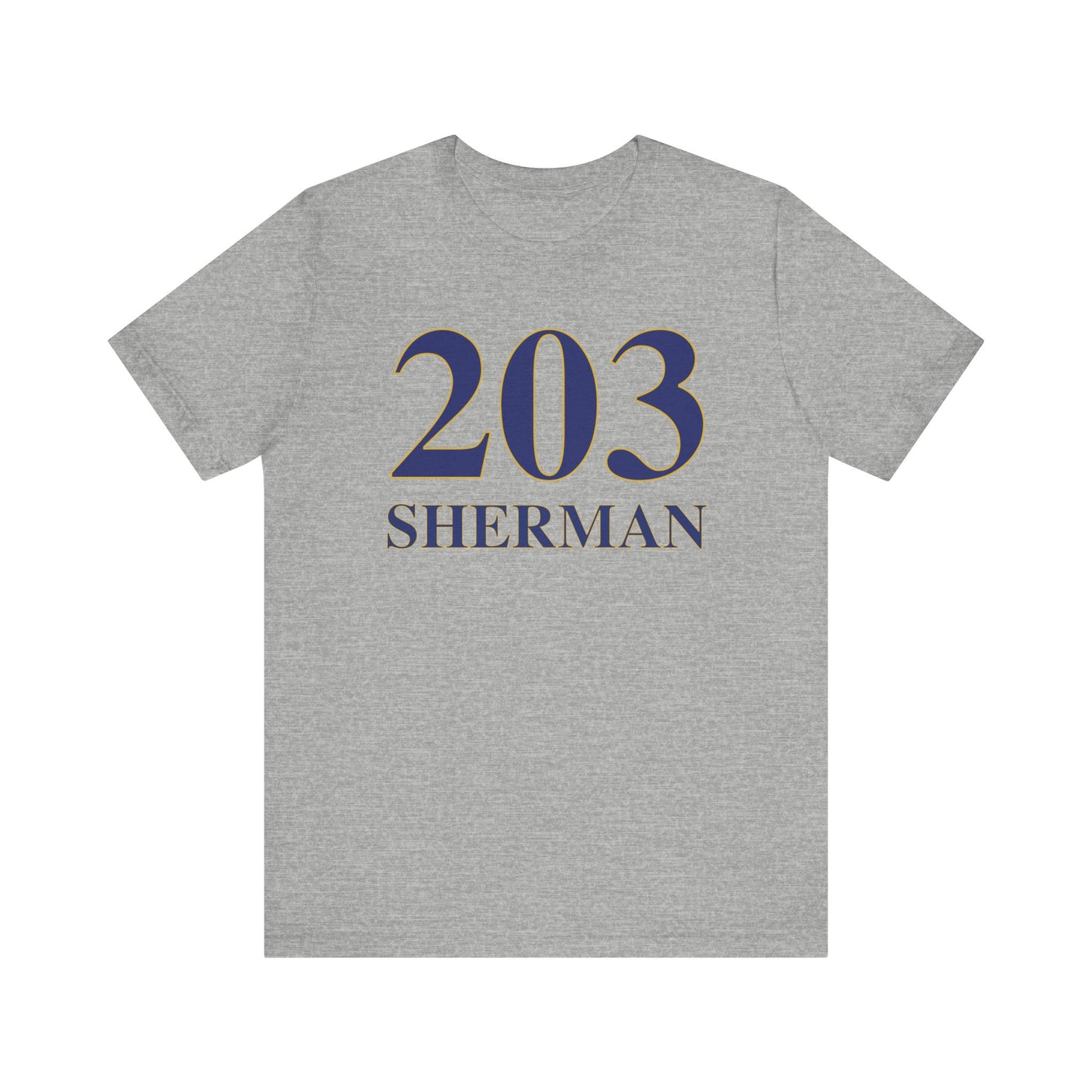 203 Sherman Unisex Jersey Short Sleeve Tee