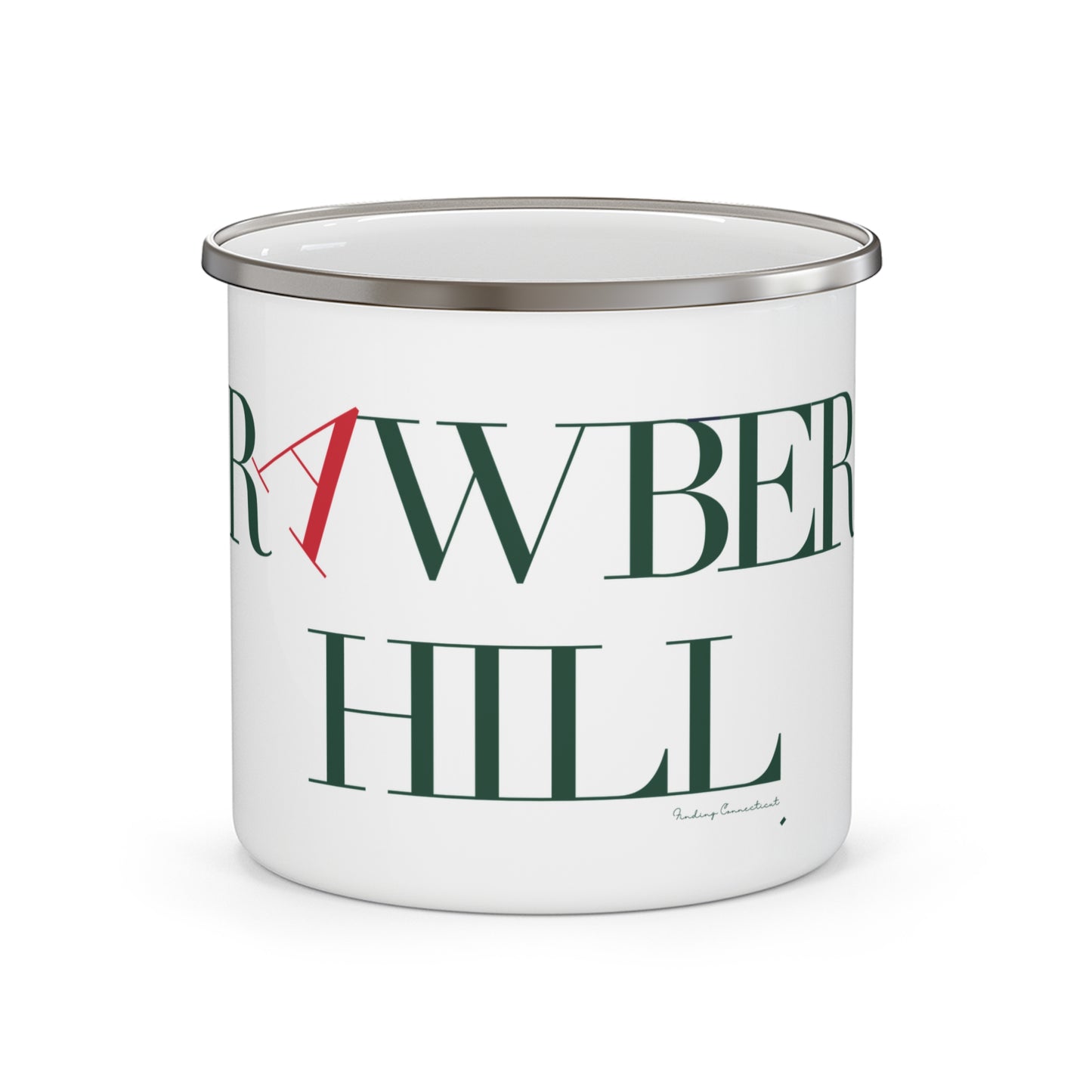 41 Tilt Strawberry Hill Enamel Camping Mug