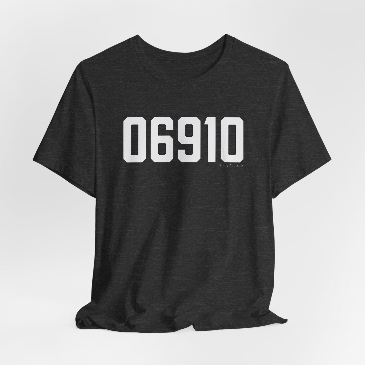06910 Stamford CT Zip Code Unisex Jersey Short Sleeve T-Shirt