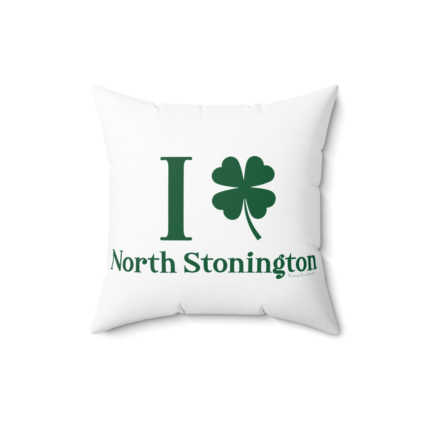 I Clover North Stonington Spun Polyester Square Pillow