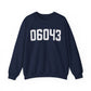 06043 Bolton CT Zip Code Unisex Heavy Blend™ Crewneck Sweatshirt