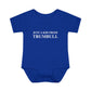 Just a kid from Trumbull  Infant Baby Rib Bodysuit
