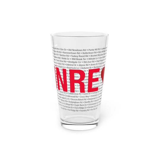 Monroe Love Pint Glass, 16oz