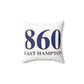 860 East Hampton Spun Polyester Square Pillow