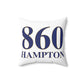 860 Hampton Spun Polyester Square Pillow