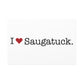 I Heart Saugatuck. Matte Canvas, Stretched, 1.25"