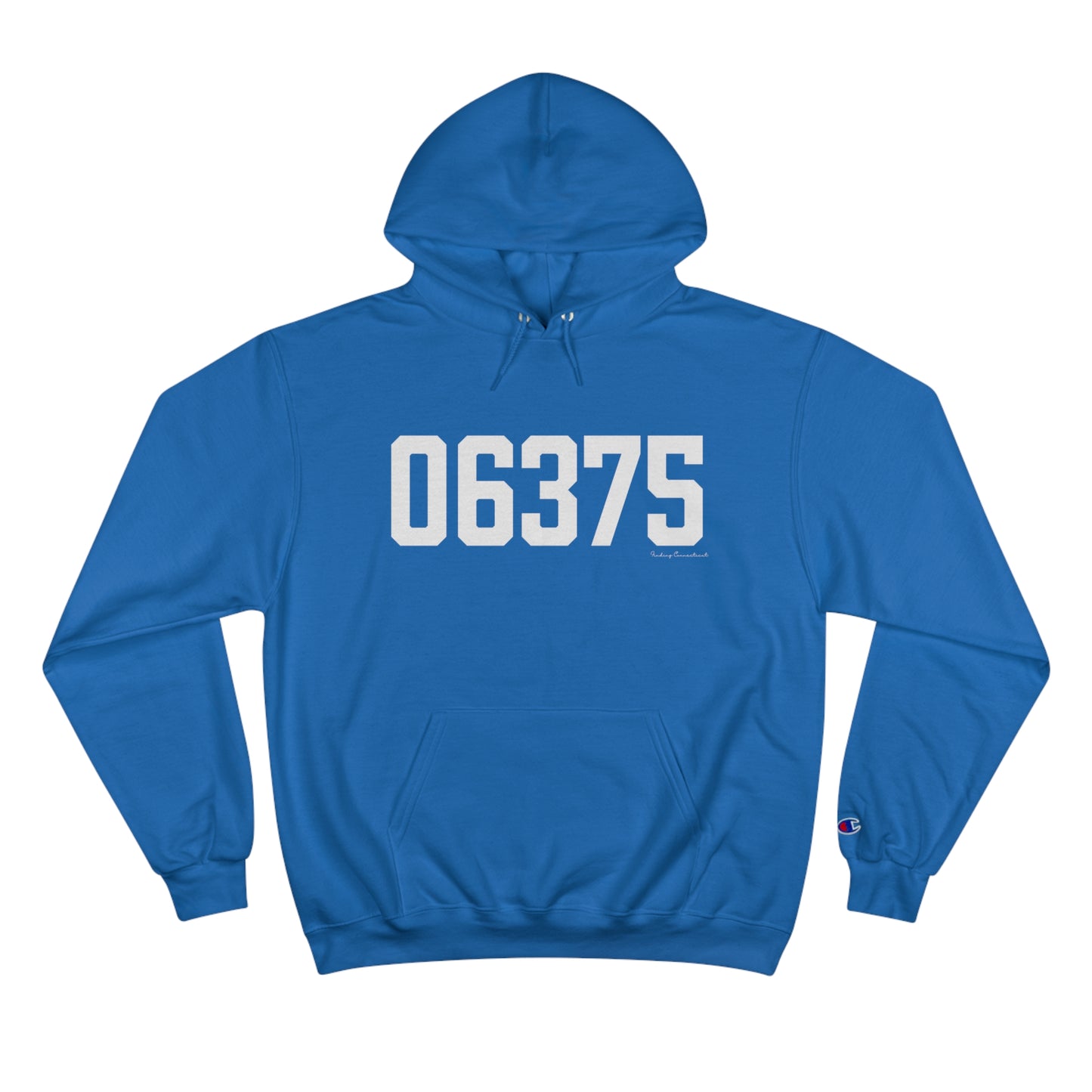 06375 - New London Connecticut Zip Code - Champion Hoodie