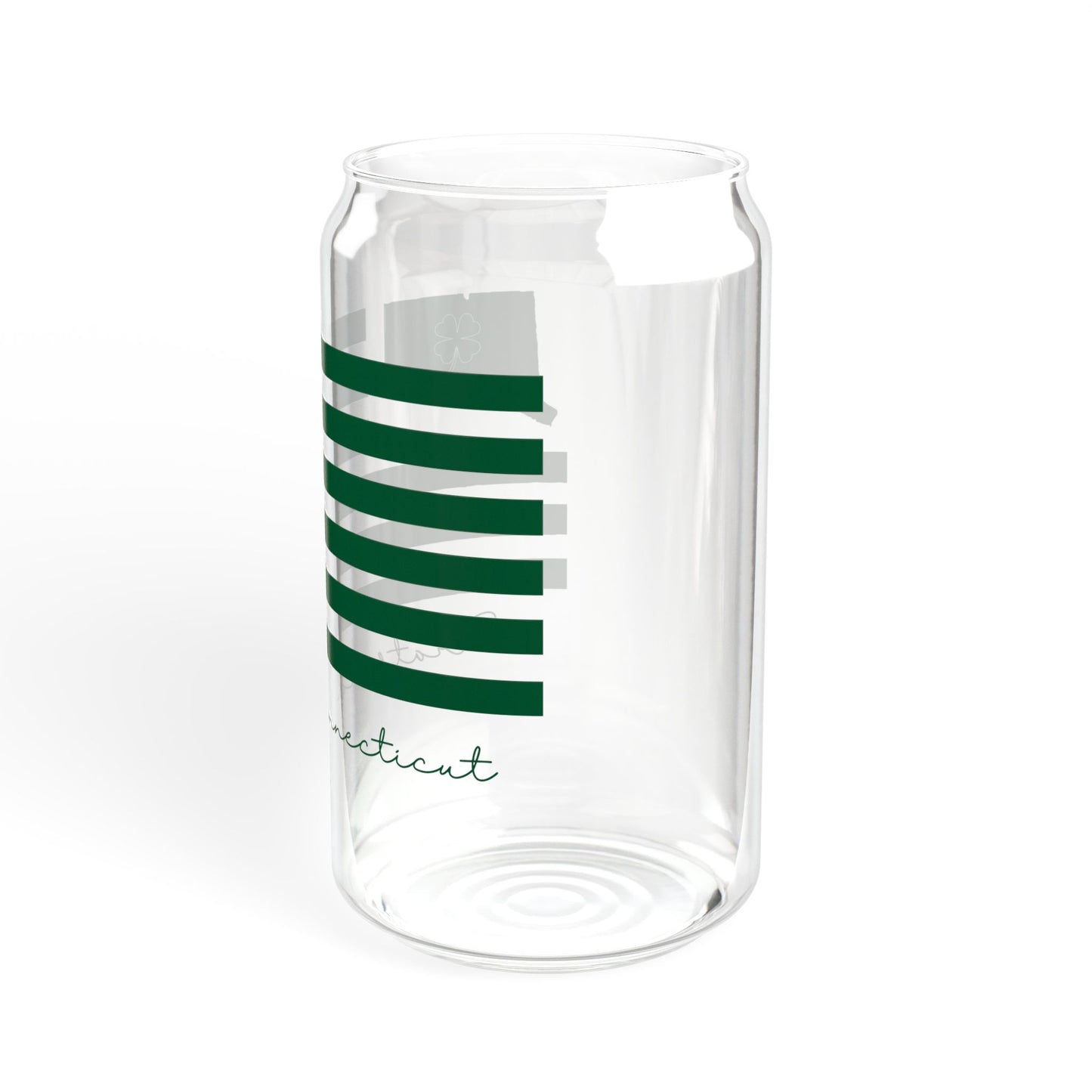 Stratford Connecticut St Patrick’s Day Flag Sipper Glass, 16oz