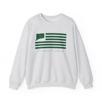 Simsbury Connecticut St Patrick’s Day Flag Unisex Heavy Blend™ Crewneck Sweatshirt